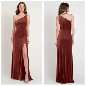 Jenny Yoo Cybill Dress in English Rose